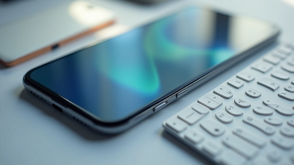 Išmanioji telefonų šeima su skirtingais ekrano dydžiais, kurie rodo responsyvų dizainą